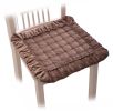 2Pcs Chair Cushions With Ties Luxury Flannel Chair Pads for Kitchen Dining Room Office