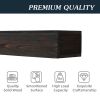 48" Rustic Wood Fireplace Mantel,Wall-Mounted & Floating Shelf for Home Decor