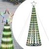 Christmas Tree Light Cone 275 LEDs Colorful 70.9"