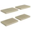 Floating Wall Shelves 4 pcs Oak 15.7"x9.1"x1.5" MDF