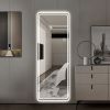 65"x24" Full Length Floor Mirror LED Whole Body Mirror, Wall Mounted Hanging Mirror with Lights, Makeup Vanity Mirror