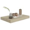 Floating Wall Shelves 4 pcs Oak 15.7"x9.1"x1.5" MDF