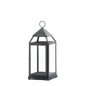 Rustic Silver Contemporary Lantern