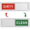 2 Pack Dishwasher Magnet Clean Dirty Sign Shutter Only Changes When You Push It Non-Scratching Strong Magnet Options Indicator