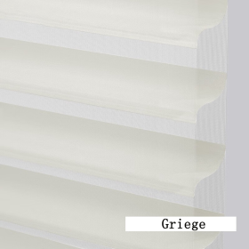 WELLSOURCE Manual 2"Shangri-la Blinds Non Blackout Light Filtering for Home, Office, Hotel, Club, Restaurant Custom Made Size (Color: Griege(Light Filtering), size: CONTACT US)